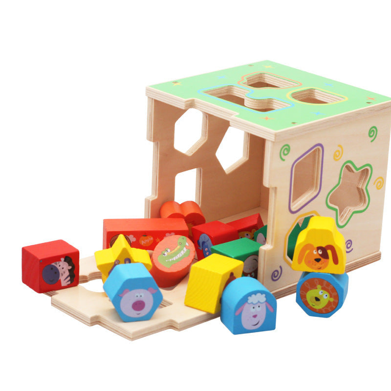 Early childhood cartoon shape intelligence box