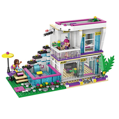 Big singer Liwei House building blocks toys