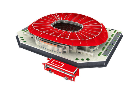 Classic Jigsaw DIY 3D Puzzle World Football Stadium European Soccer Playground Assembled Building Model Puzzle Toys For Children