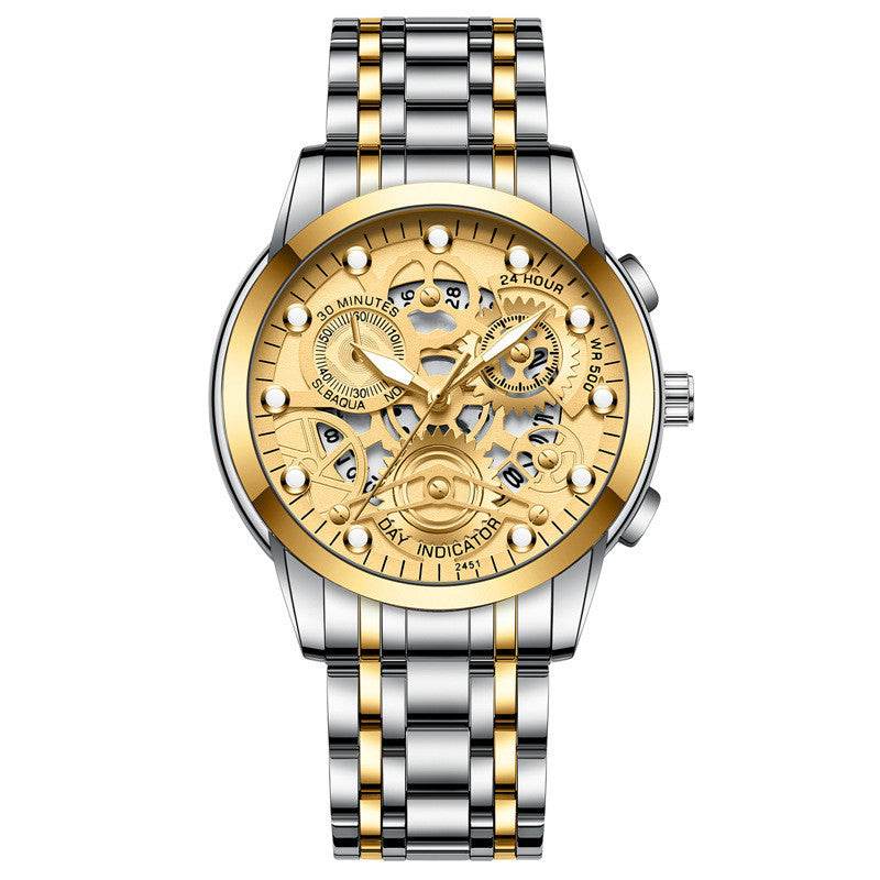 Men's Hollow Non-mechanical Business Watch - Here2Save