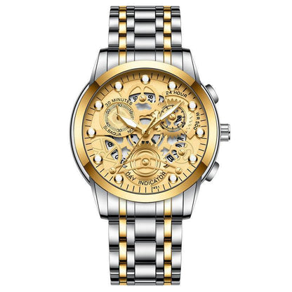 Men's Hollow Non-mechanical Business Watch - Here2Save
