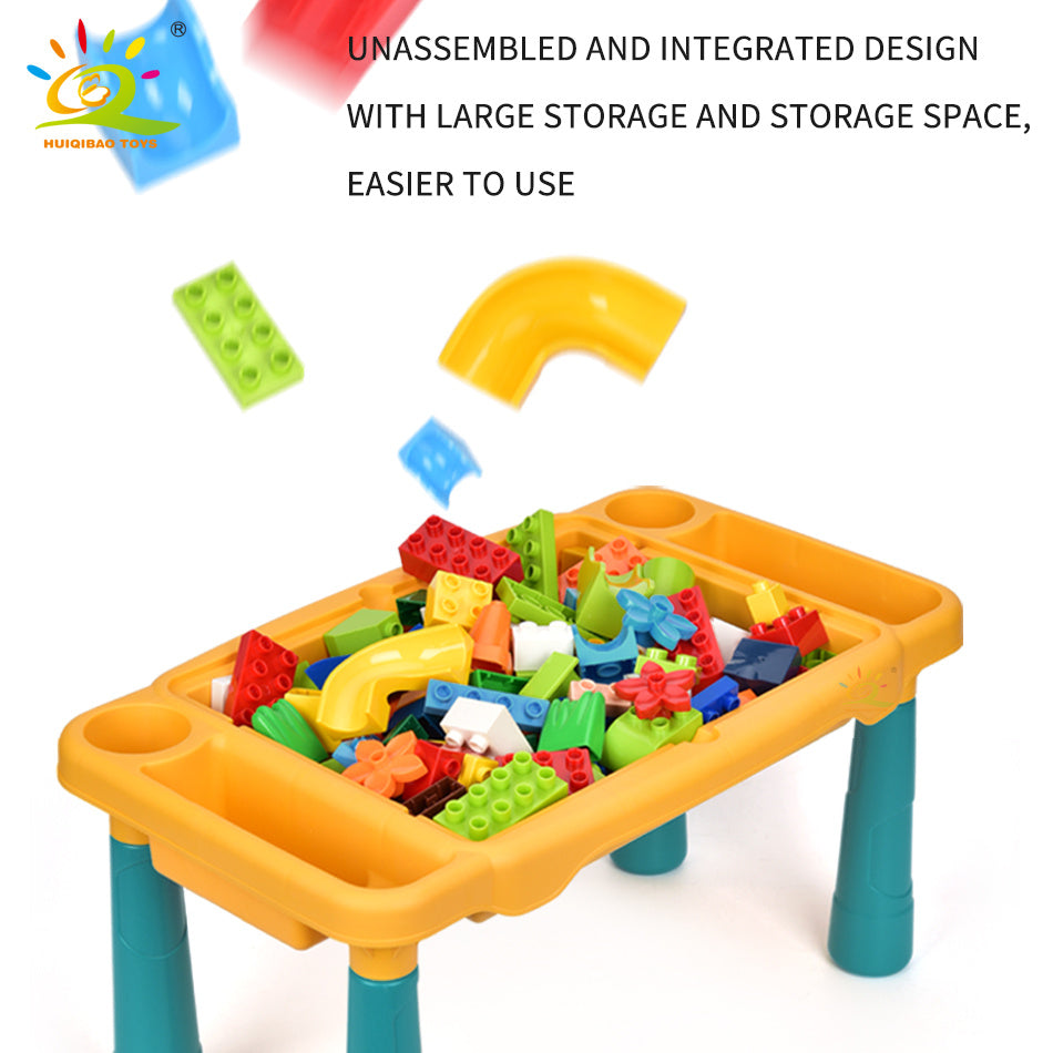 Kindergarten multifunctional small building table