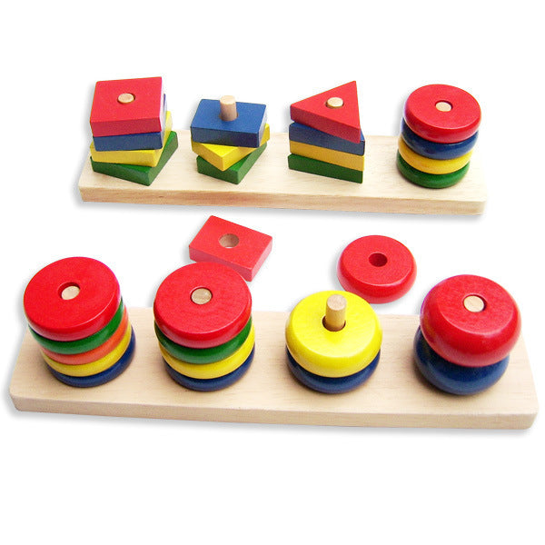 Early childhood education wooden toys