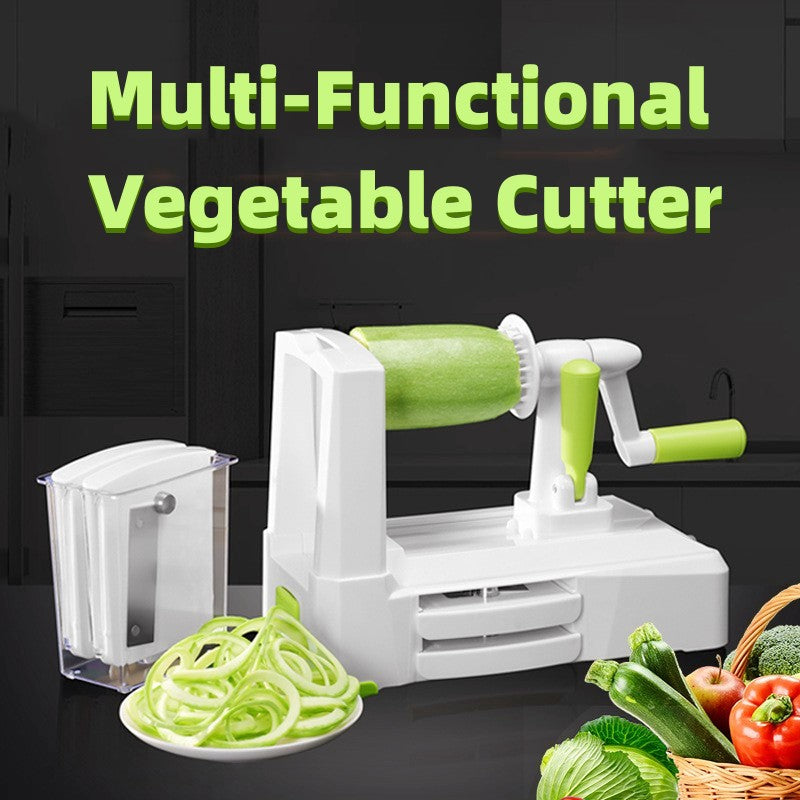 Kitchen Hand-operated Multi-Functional Vegetable Cutter Rust Resistant Practical Manual Vegetable Slicer For Home - Here2Save