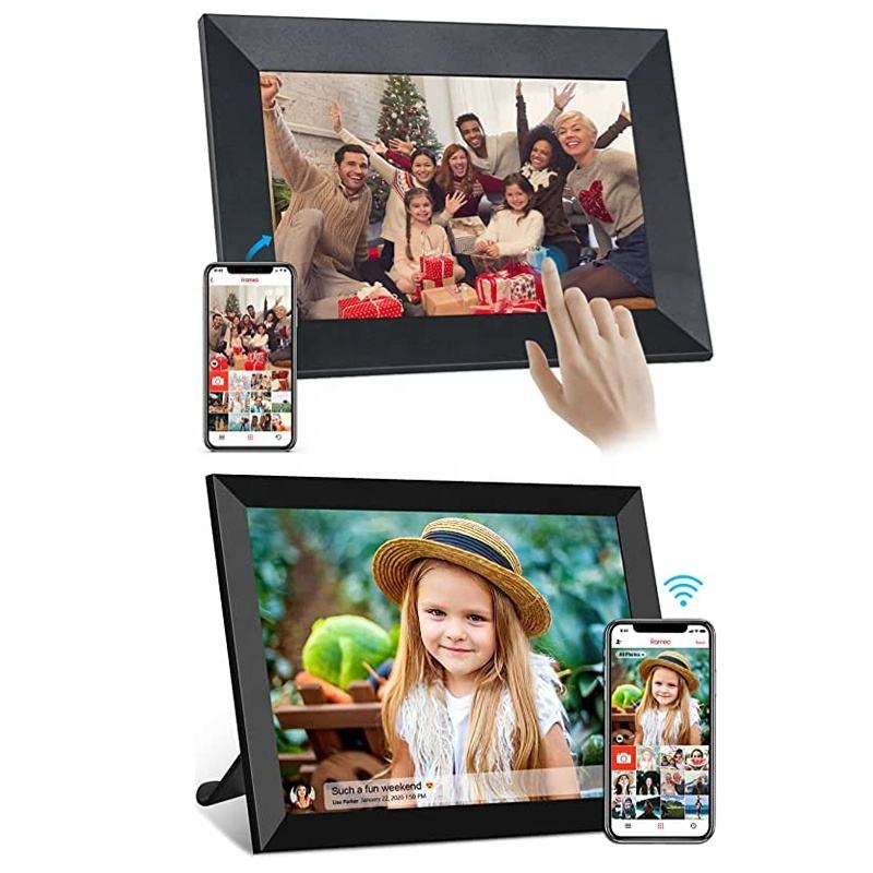 Touch Screen Smart Wifi Digital Photo Frame Rotatable Direction Wifi Digital Photo Frame Intelligent Digital Photo Frame - Here2Save