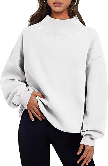 Jersey Sudadera Color Sólido Tops Sueltos Cuello Redondo Sudadera Con Capucha Mujer Ropa Gruesa