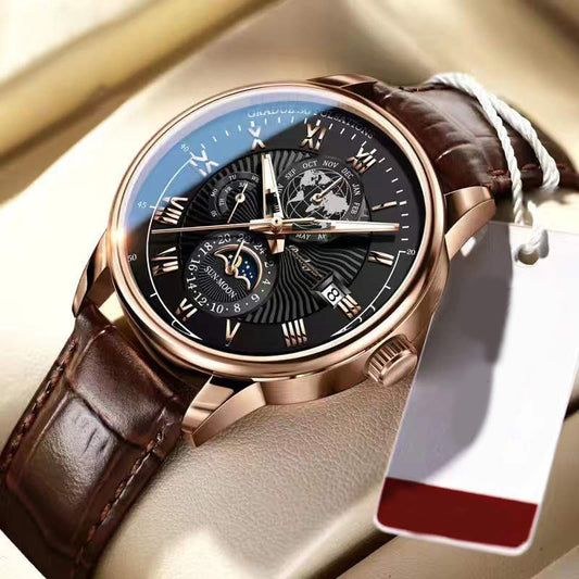 Fashion Personality Business Belt Watch Men