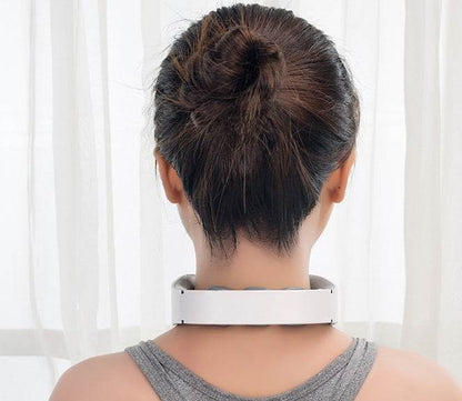 Neck Massager Head Relax Muscle Vibration Massage USB Charging Electric Therapy Cervical Relief Pain Health Care Tool - Here2Save