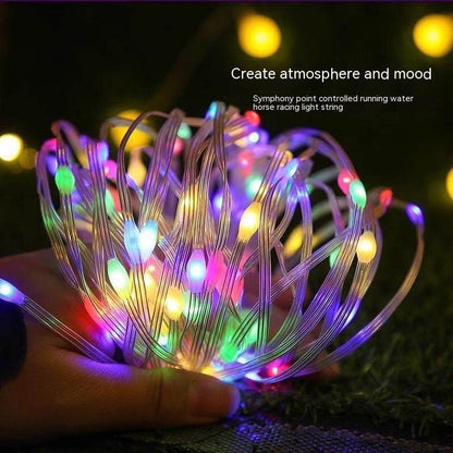 Smart Point Control Voice Control Lighting Chain Mobile Phone Bluetooth APP Control - Here2Save