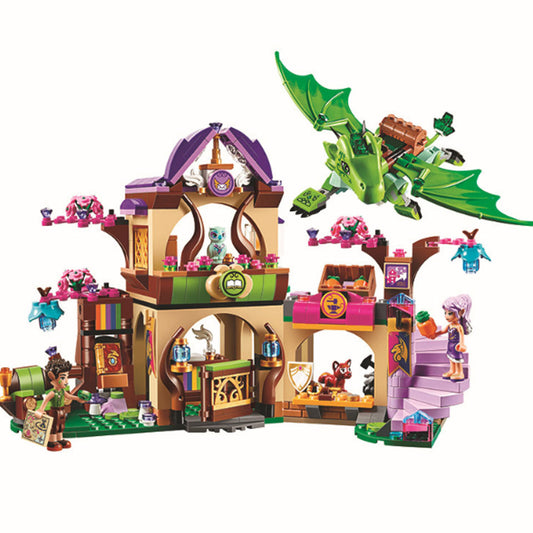 Girl educational building blocks toys