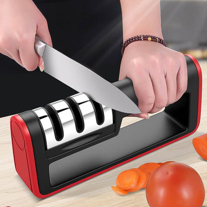Professional Knife Sharpener Diamond Quick Professional 3 Stages Sharpener Knife Sharpening Tools Sharpening Stone - Here2Save