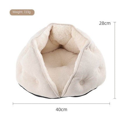 Pet Short Plush Shell Dumpling Nest Fleece Warm - Here2Save