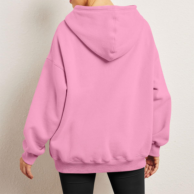 Sudaderas con capucha de gran tamaño para mujer, sudaderas sueltas de lana con bolsillo, sudaderas con capucha de manga larga, suéteres, trajes de invierno y otoño, ropa deportiva