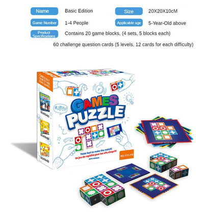Spatial Logical Thinking Board Game Matckmednssl Matching Master Early Childhood Education Educational Toys - Here2Save