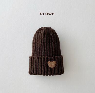 Infant Warm Hat Winter Style Simple And Fashionable All-match Candy Color