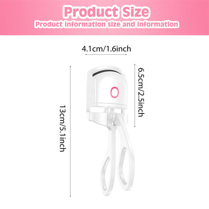 Heated Eyelash Curler Electric Temperature Control Mini Eyelash Curler Electric Portable Charging - Here2Save