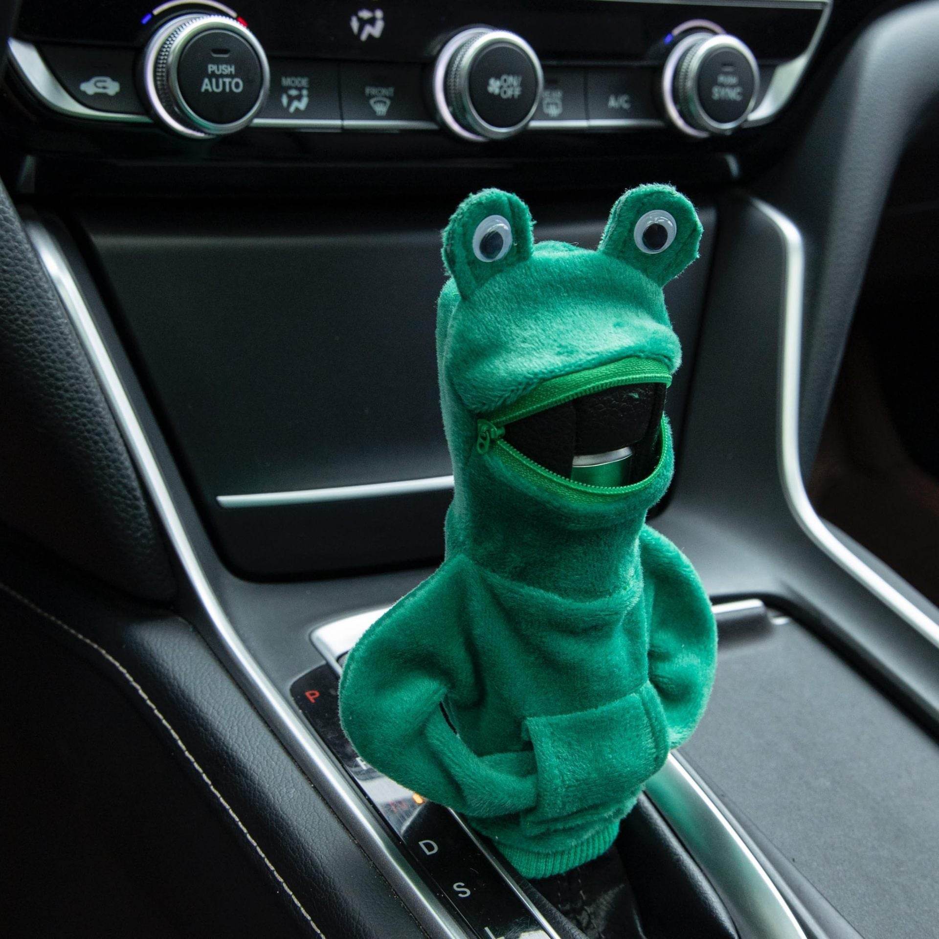Car Gear Lever Hooded Set Creative Shark Frog Sweater Modeling - Here2Save