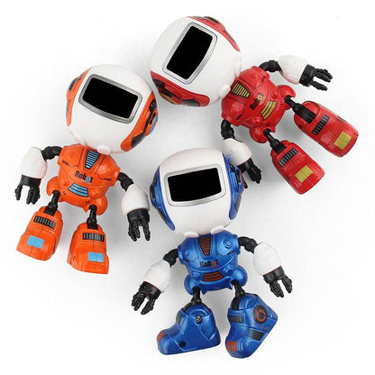 Smart Mini Alloy Robot Induction Light And Music Spaceman Toy - Here2Save