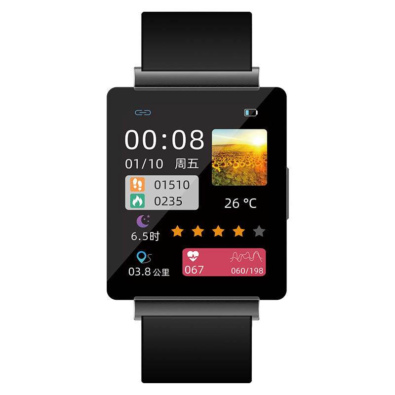 Smart Watch Body Temperature Blood Sugar Heart Rate - Here2Save