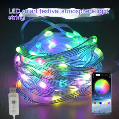 Smart Point Control Voice Control Lighting Chain Mobile Phone Bluetooth APP Control - Here2Save