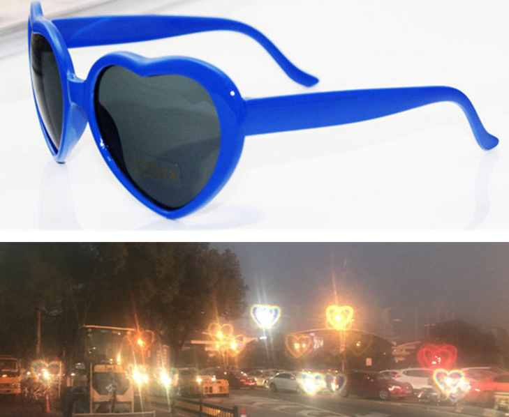 Night Lights Change Love Special Effects Glasses Sunglasses - Here2Save