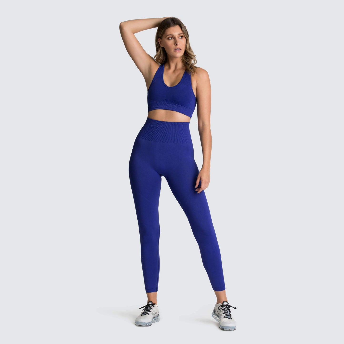 Conjunto Gimnasio Sin Costuras Nylon Mujer Ropa Deportiva