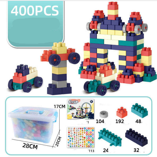 Assemble The Large-particle Building Blocks For Children