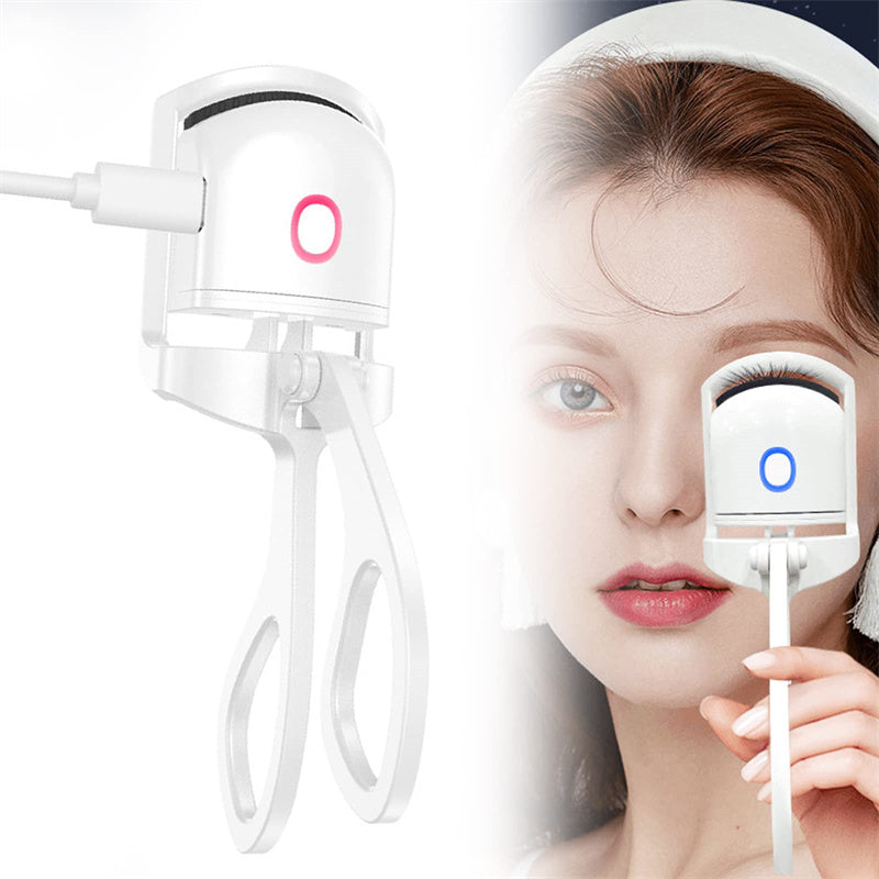 Heated Eyelash Curler Electric Temperature Control Mini Eyelash Curler Electric Portable Charging - Here2Save