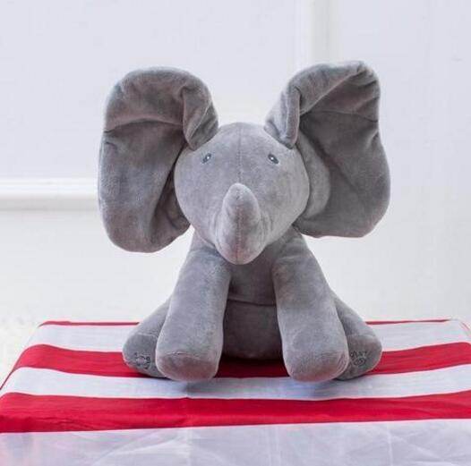 Peek-A-Boo Interactive Elephant Plush Toy - Here2Save