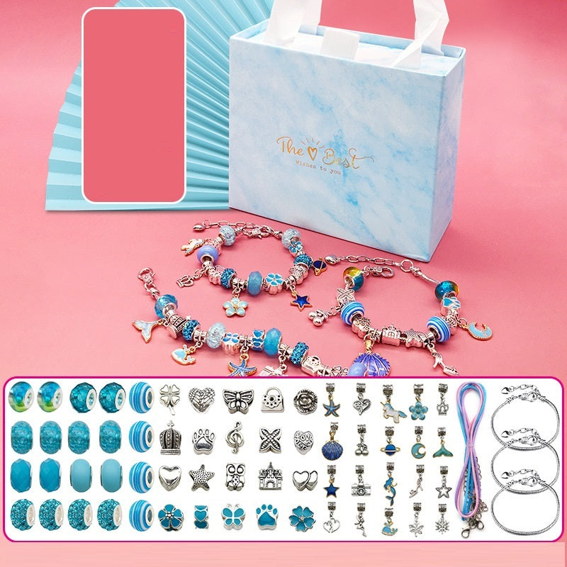 Children's Diy Handmade Beaded Bracelet Creative Jewelry Set Gift Box