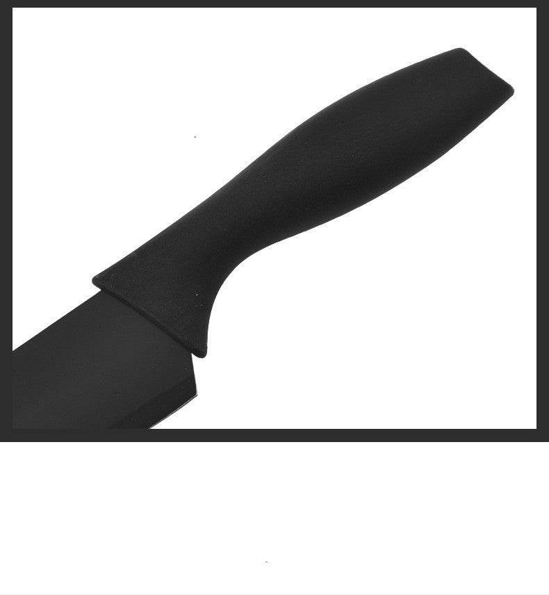 Steel Black Blade Five-piece Set Kitchen Knife Fruit Knife With Omelette Maker Peeling set - Here2Save