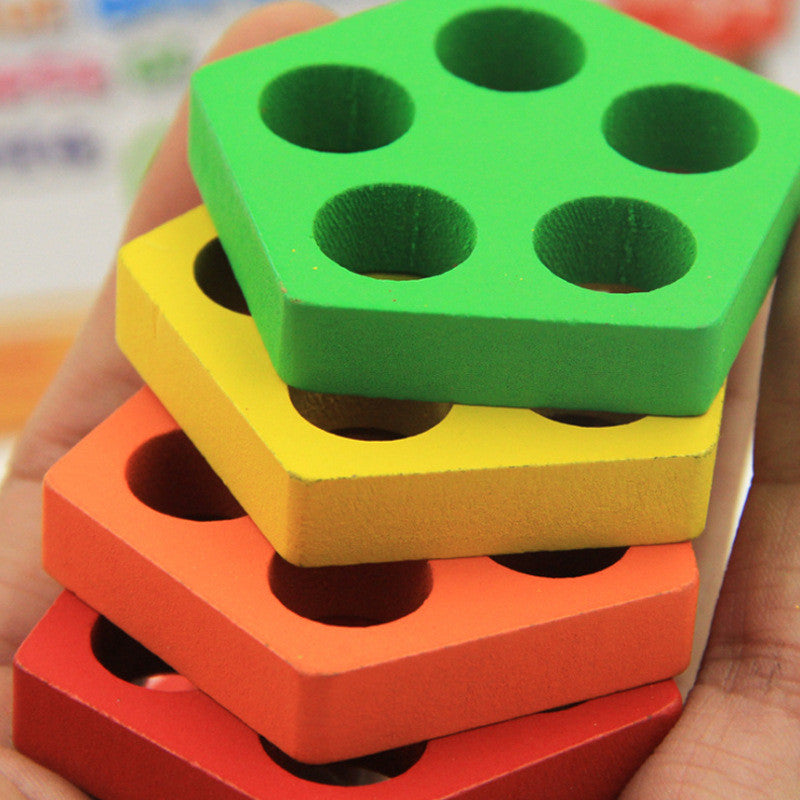 Baby Geometric Intelligence Board Shape Matching Building Block Toy