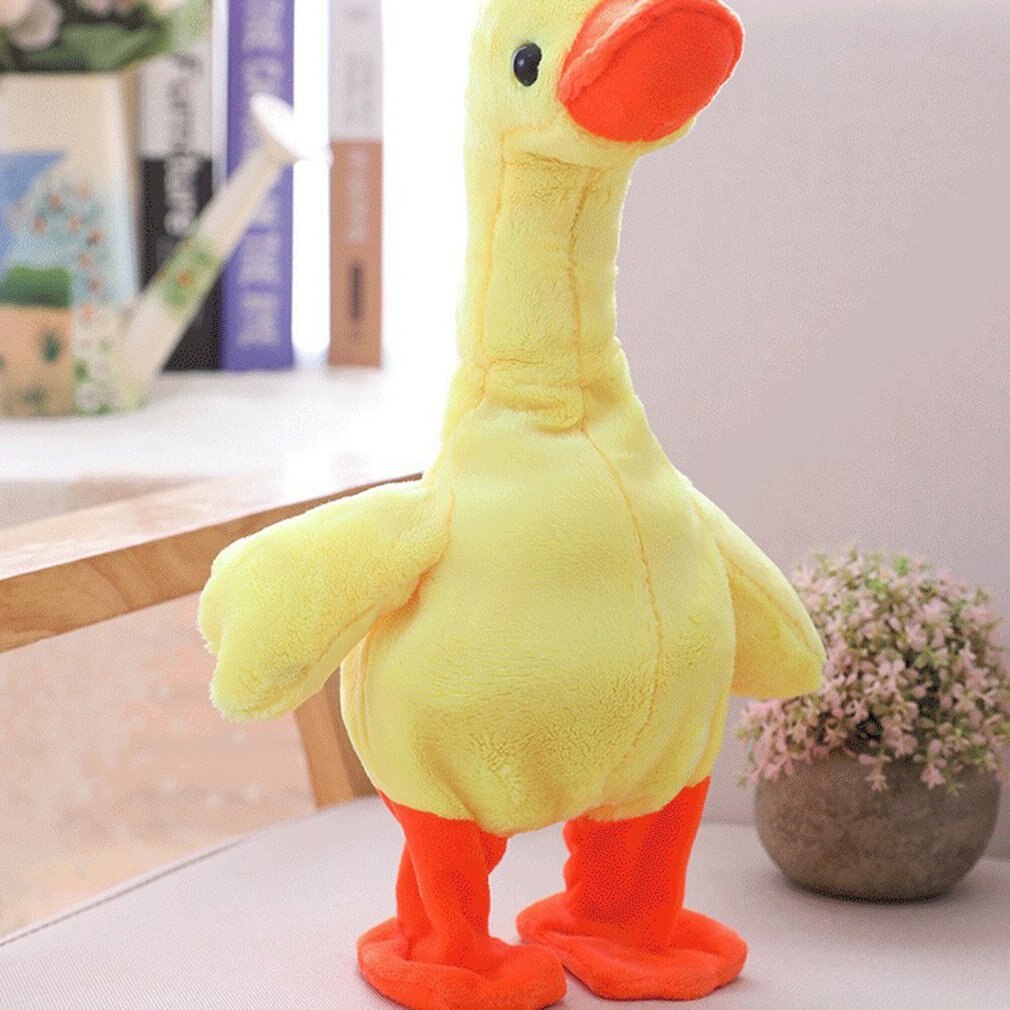 Charging Neck Lifting Singing Little Yellow Duck Toy