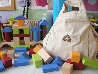 Solid wood building blocks