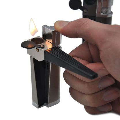 Portable Foldable Mini Metal Pocket Lighter Multipurpose Pipe Reloadable