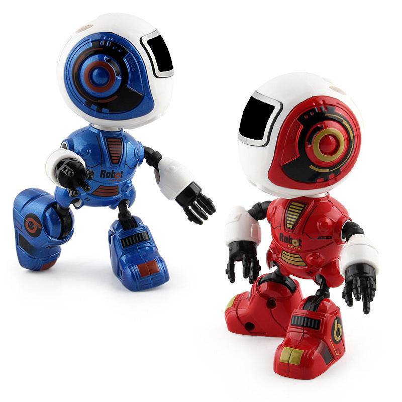 Smart Mini Alloy Robot Induction Light And Music Spaceman Toy - Here2Save