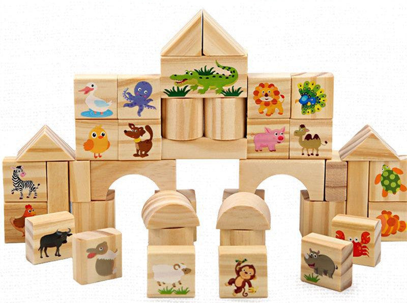 Children's solid wood toy