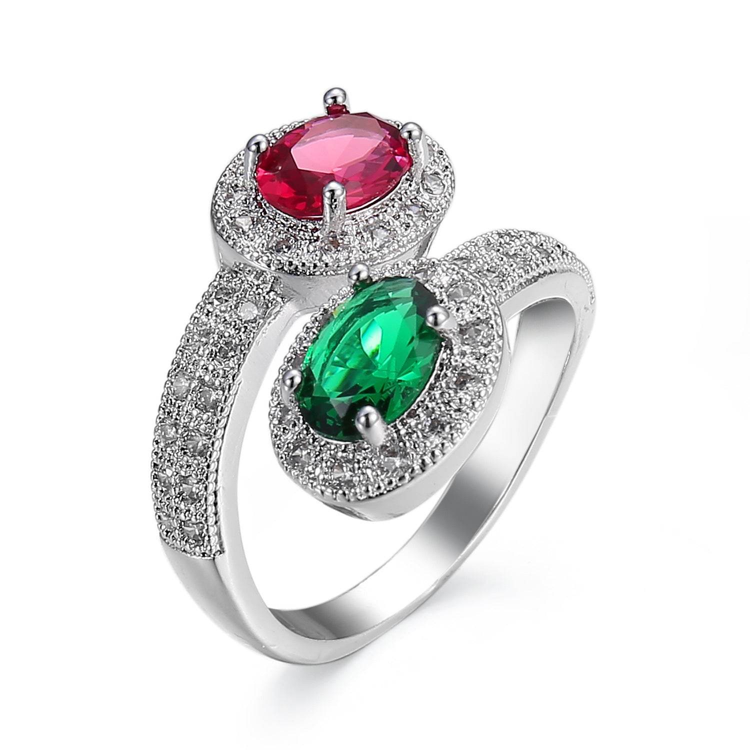 Fashion Personalized Zircon Ring For Women - Here2Save