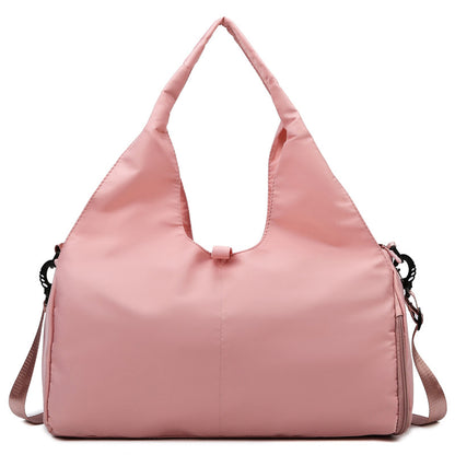 Bolsa de Yoga para mujer, bolsa de viaje para almacenamiento de gran capacidad, separación de ropa seca y húmeda, deportiva, para Fitness, puede llevar esterillas de Yoga