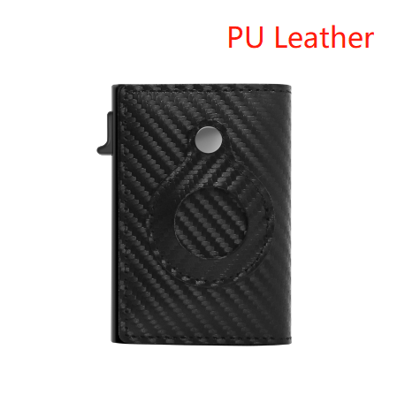 Rfid Card Holder Men Wallets Money Bag Male Black Short Purse Small Leather Slim Wallets Mini Wallets For Airtag Air Tag - Here2Save