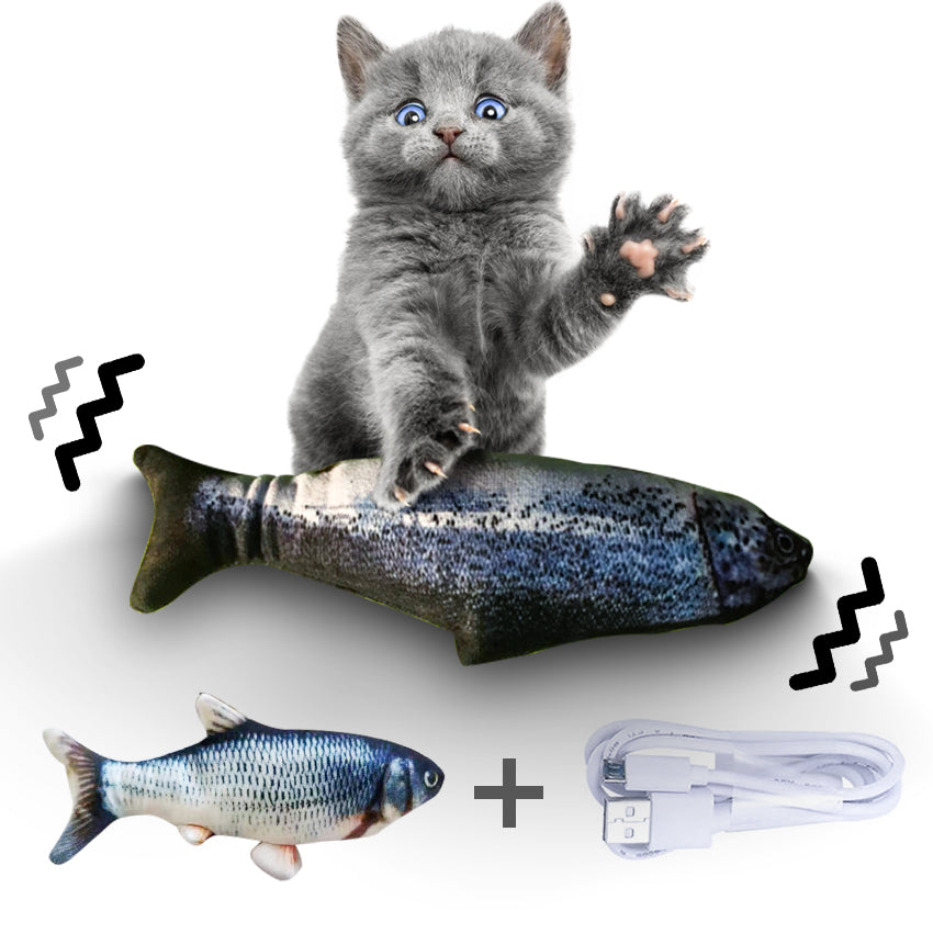 Without Cat Nip Version - Electric Jumping Fish Simulation Electric Fish Toy - Here2Save