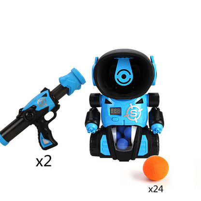 Vibrato child hit me duck series shooting space gun aerodynamic soft bullet gun toy factory direct sales