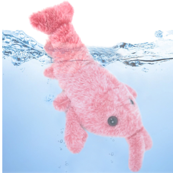 Pet Toys Electric Jumping Shrimp USB Charging Simulation Lobster Funny Cat Plush Pets Toy - Here2Save