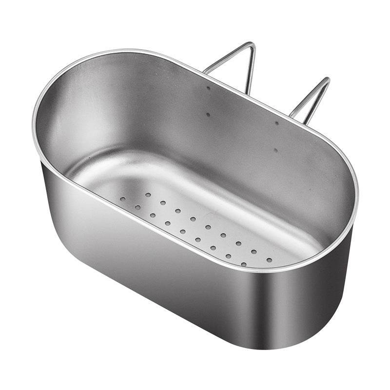 Stainless Steel Drain Basket Basin Kitchen - Here2Save