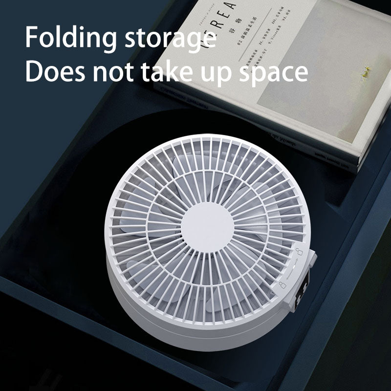 Remote Control Portable Rechargeable Ceiling Usb Electric Folding Fan Night Light Air Cooler Home-appliance Home - Here2Save