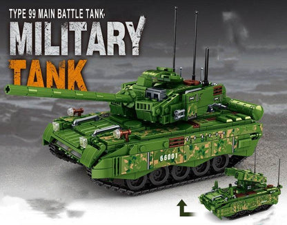 Tank Military Building Blocks WWII Eating Chicken Children Assembling Building Blocks - Here2Save
