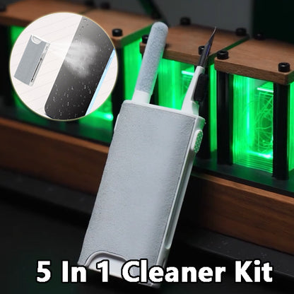 5 In 1 Screen Cleaner Kit Camera Phone Tablet Laptop Screen Cleaning Tools Earphone Cleaning Brush Pen For Office - Here2Save