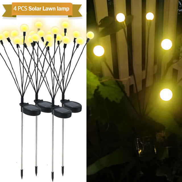 Simulation Firefly Solar Light Outdoor Garden Decoration Lawn Landscape Lamp Xmas Decor Solar LED Lights Outdoor Garden Lights - Here2Save