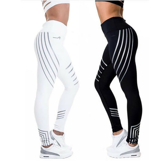 Mallas de entrenamiento para mujer, pantalones, mallas para mujer, mallas deportivas para mujer, mallas brillantes de noche para Otoño e Invierno