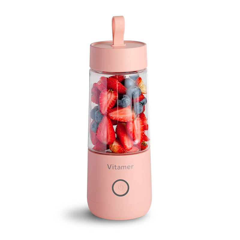 350ml Portable Blender Juicer Electric USB Rechargeable Mixer Smoothie Slushy Cup Juice Blender Bottle USB Charging Kitchen Gadgets - Here2Save